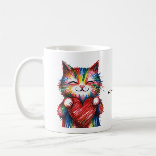 Mug Bouchon de boules Kitty (Gauche)