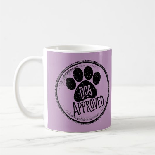 Mug Bouchon de café approuvé par le chien (Gauche)