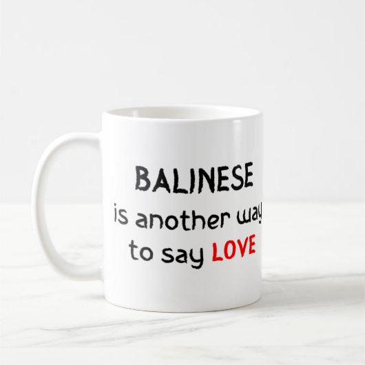 Mug bouchon de café balinais (Gauche)