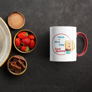 Mug Bouchon de café cerise personnalisé