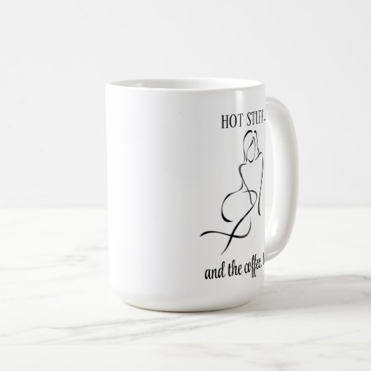 Mug Bouchon de café chaud (Devant droit)