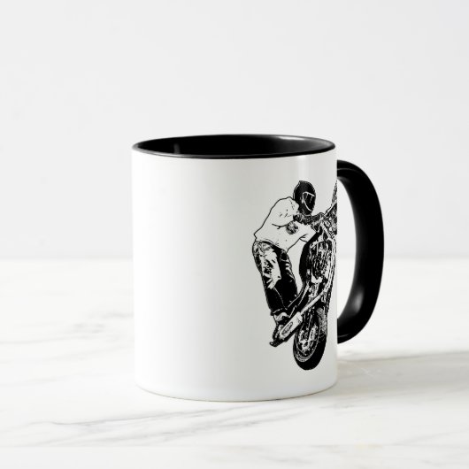 Mug Bouchon de café de moto (Devant droit)