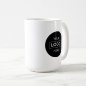 Mug Bouchon de café du logo de l'entreprise sur mesure (Devant droit)