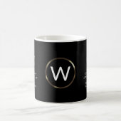 Mug Bouchon de café monogramme professionnel (Centre)