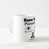 Mug Bouchon de café Parasites (Devant gauche)