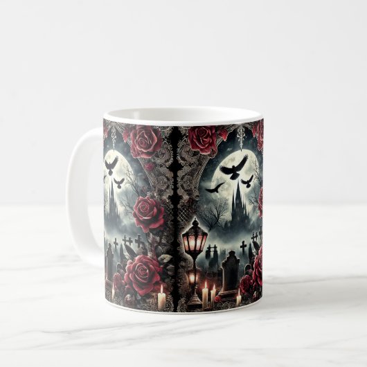 Mug Bouchon de café style gothique (Devant gauche)