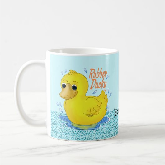 Mug Bouchon de canard en caoutchouc (Gauche)