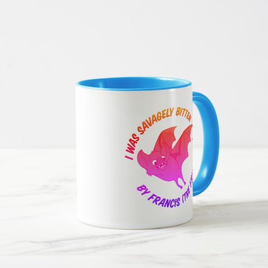 Mug Bouchon de conception couleur exclusif Francis (ch (Devant droit)