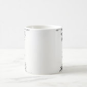 Mug Bouchon de décoration fleurie (Centre)