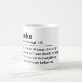 Mug bouchon de définition amusant réveillé (Centre)