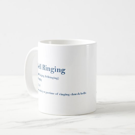 Mug Bouchon de définition de sonnerie (Devant gauche)