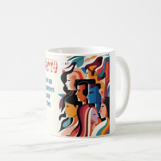 Mug Bouchon de diversité (Devant droit)