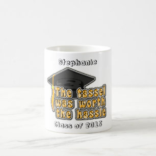 Mug Bouchon de graduation personnalisée Tassle Café Mu