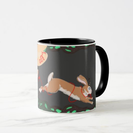 Mug Bouchon de Jackalope (Devant droit)