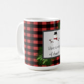 Mug Bouchon de motoneige rouge Buffalo (Devant gauche)
