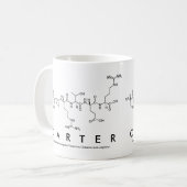 Mug Bouchon de nom du peptide Carter (Devant gauche)