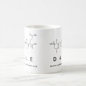 Mug Bouchon de nom du peptide Dale (Centre)