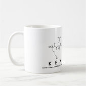 Mug Bouchon de nom du peptide Keandre (Gauche)