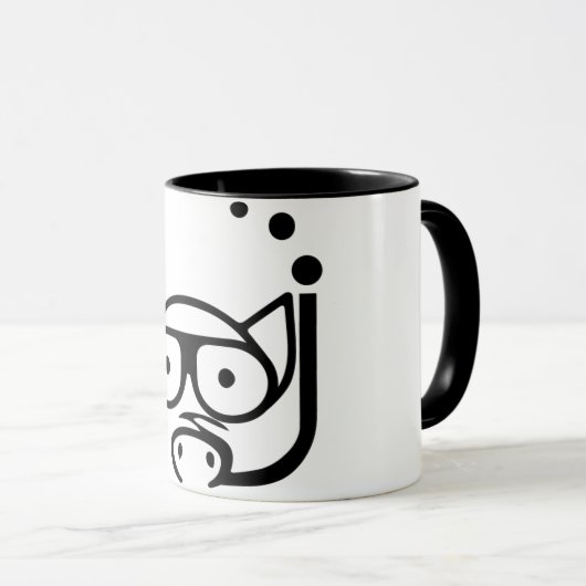 Mug Bouchon de plongée (Devant droit)
