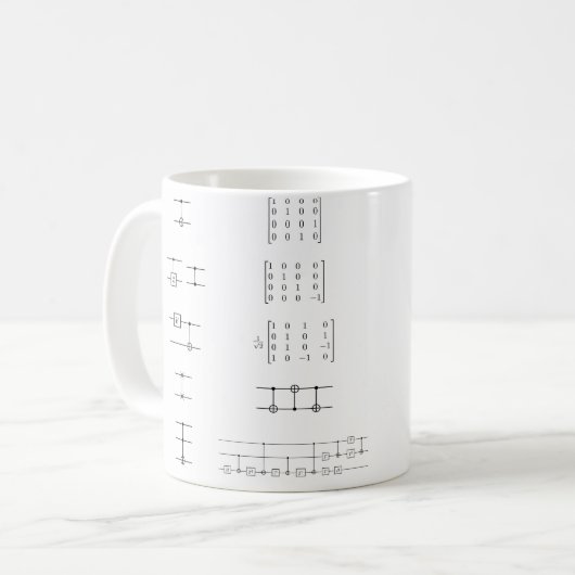 Mug Bouchon de portes quantiques (Devant gauche)