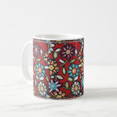 Mug bouchon de puissance de fleur (Devant gauche)