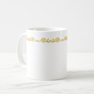Mug Bouchon de travail Gold Scroll