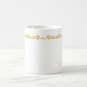 Mug Bouchon de travail Gold Scroll (Centre)