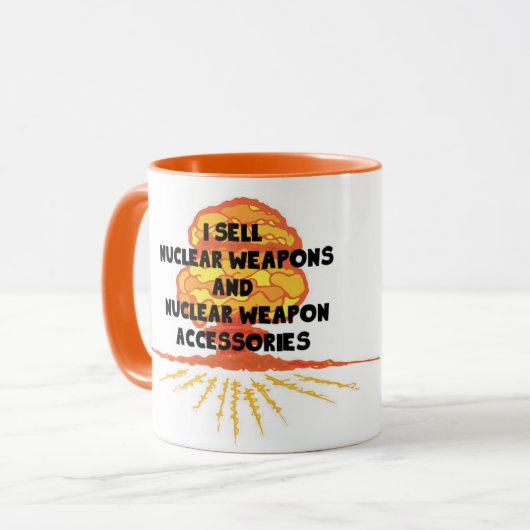 Mug Bouchon de vente nucléaire (Devant gauche)