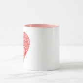 Mug Bouchon d'encre du coeur (Centre)