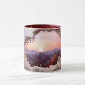 Mug Bouchon d'enveloppement de boue de paysage 3D (Centre)