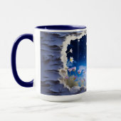 Mug Bouchon d'enveloppement de boue de paysage 3D (Gauche)