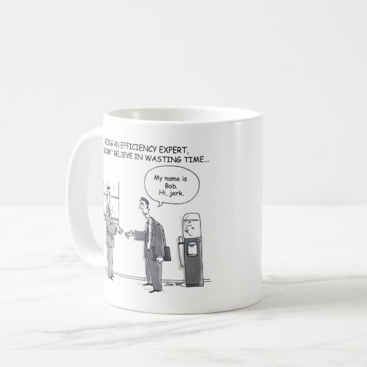 Mug Bouchon expert en efficacité (Devant gauche)
