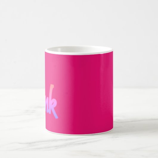 Mug Bouchon fuchsia rose chaud (Centre)