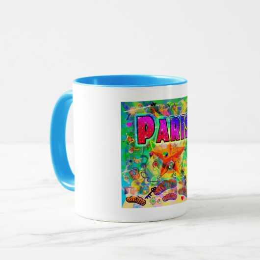 Mug Bouchon Heure Paris (Devant gauche)