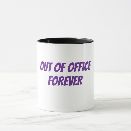 Mug Bouchon hors bureau (Centre)