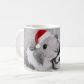 Mug Bouclage de cobaye de Peegs de Noël (Devant gauche)