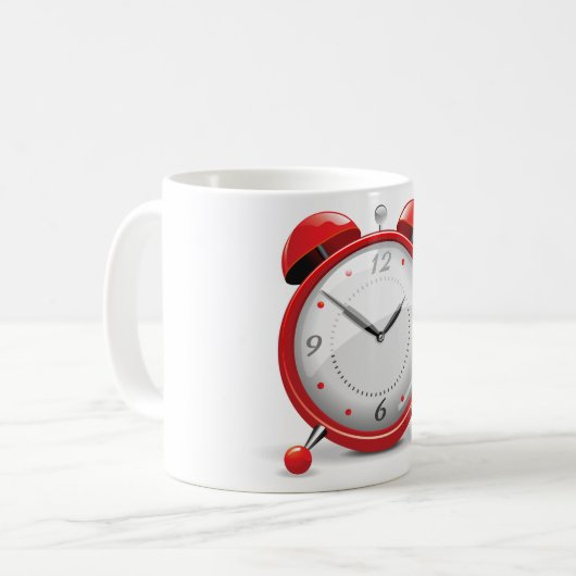 Mug Boucle d'alarme rouge (Devant gauche)