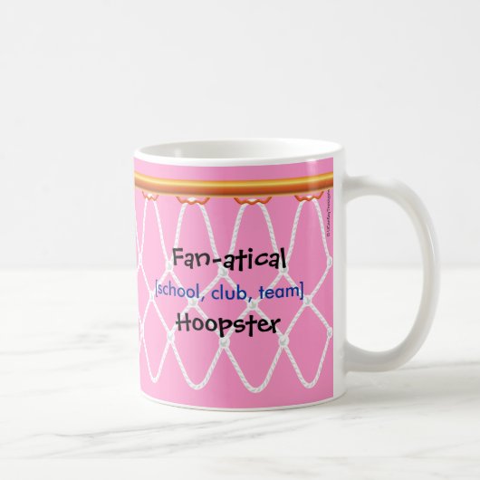 Mug Boucle de basket Net_Fan-modèle_rose (Droite)