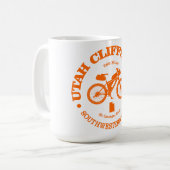 Mug Boucle des falaises d'Utah (cyclisme) (Devant gauche)