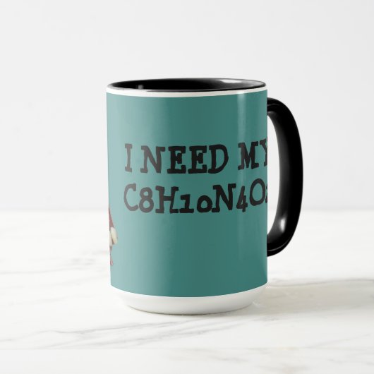 MUG BOUCLE D'INGÉNIEUR D'EXPLOITATION AVEC DENTS A BES (Devant droit)