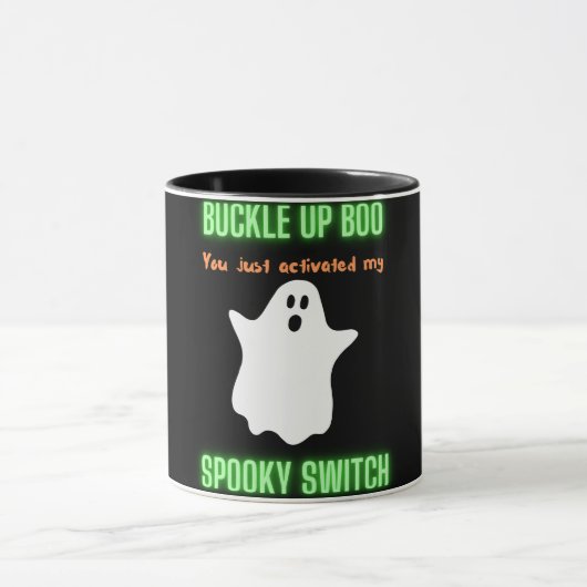 Mug Boucle Haut Boo Vous venez d'activer mon commutate (Centre)