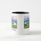 Mug Boucle Moselle Coucher de soleil Kroev Panorama Al (Centre)