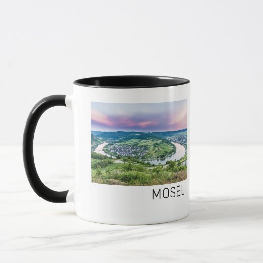 Mug Boucle Moselle Coucher de soleil Kroev Panorama Al (Gauche)