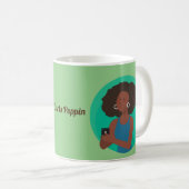 Mug Boucles de cheveux naturelles Afro (Devant droit)