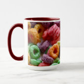 Mug Boucles de fruits de couleur Whimsy (Gauche)