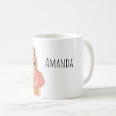 Mug Boucles d'oreilles en pastèque Femme Blond (Devant droit)