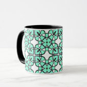 Mug Boucles turquoise (Devant gauche)