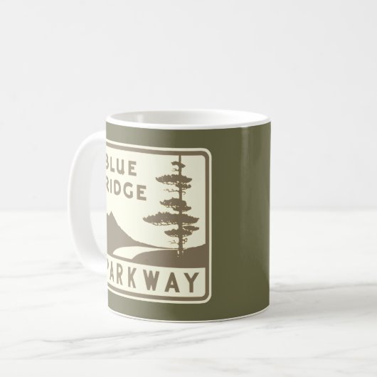 Mug Bouclier Blue Ridge Parkway (Devant gauche)