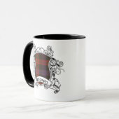 Mug Bouclier Brown de tartan (Devant gauche)