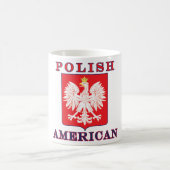 Mug Bouclier d'aigle américain polonais (Centre)